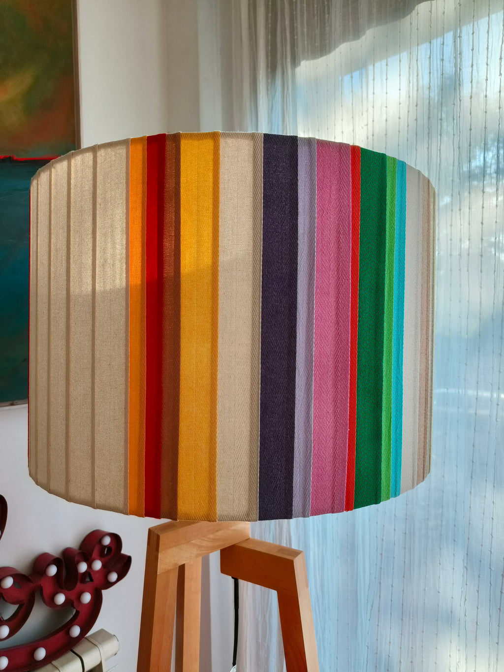Pantalla de cintas multicolor ARCOÍRIS.