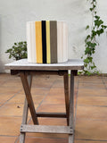 Pantalla Cintas amarillo, negro, amarillo limón, caqui marronoso,
