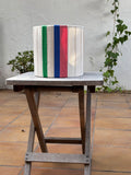Pantalla Cintas verde, beige, azul, rosa