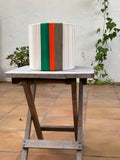 Pantalla Cintas verde, naranja,verde caqui.